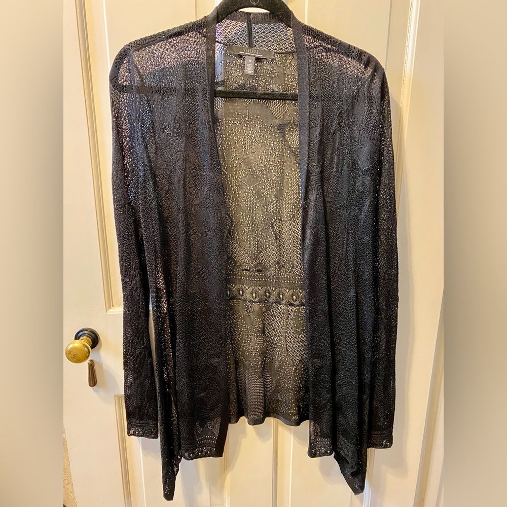 WHBM NWOT Lace Cardigan size M